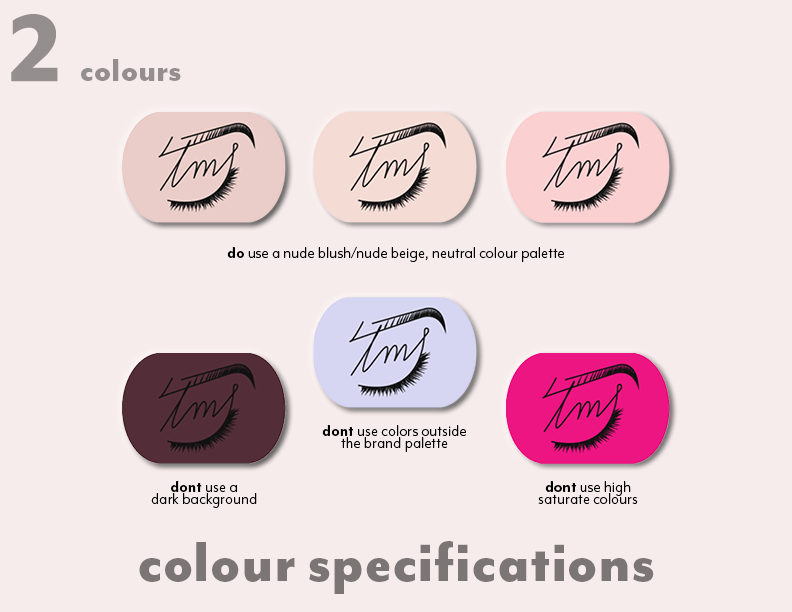 screenshot of the brand identity pages