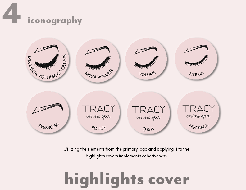 screenshot of the brand identity pages