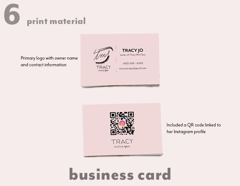 screenshot of the brand identity pages