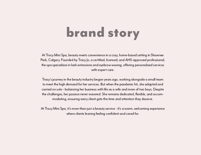 screenshot of the brand identity pages
