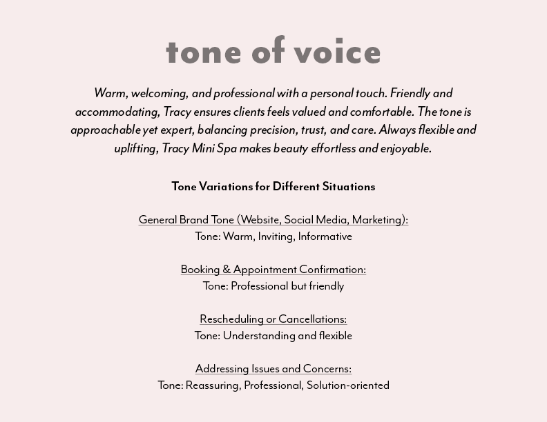 sscreenshot of the brand identity pages